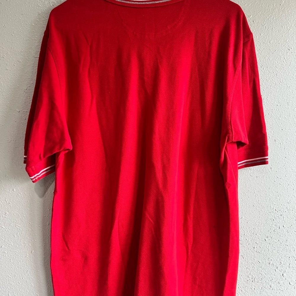 NFL Red Polo Shirt with Embroidered Logo - Picture 2 of 5